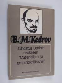 Johdatus Leninin teokseen Materialismi ja empiriokritisismi