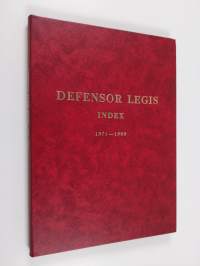 Defensor legis index 1971-1980