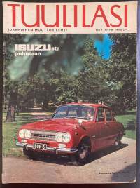 Tuulilasi 9/1968 - Koeajossa ja artikkeleissa mm. Solifer kaupunkimopo, Citroen Dyane ja murskaava testi ensimmäisistä &quot;tappotuoleista&quot;, eli turvaistuimista