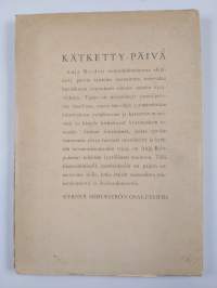 Kätketty päivä : runoja