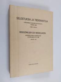 Selostuksia ja tiendonantoja Korkeimman oikeuden ratkaisuista vuonna 1985 : 1 (tammi-kesäkuu) = Redogörelser och meddelanden angående Högsta domstolens avgöranden...