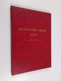 Defensor legis index 1961-1970