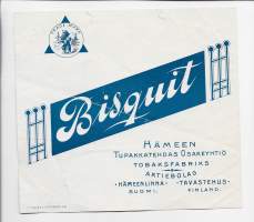 Bisquit   - tupakkaetiketti 17x19