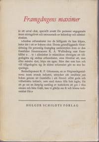 Framgångens maximer, 1954. En handledning för näringslivets män.