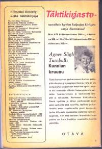 Kunnian kruunu, 1961. Herttainen perheromaani pikkukaupungin pappisperheestä.