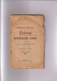 Venäläisen komitean Ehdotus asevelvollisuuslaiksi Suomessa (Maksuton lisävihko Rauman Lehden tilaajille)