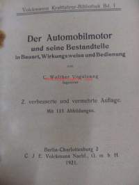 Der Automobilmotor und seine Bestandteile