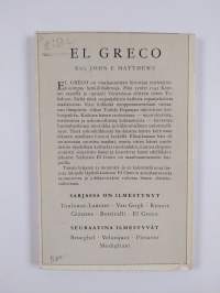 El Greco (Domenicos Theotocopoulos 1541-1614)
