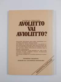 Avoliitto vai avioliitto