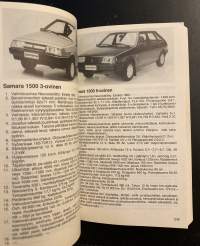 Suomen henkilöautot 1990 - Hinnat, kuvat, kulutukset, tekniikka, suoritusarvot