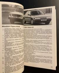 Suomen henkilöautot 1990 - Hinnat, kuvat, kulutukset, tekniikka, suoritusarvot