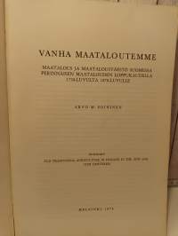 Vanha maataloutemme