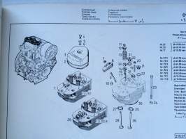 Ersatzteilliste KHD DEUTZ - Spare Parts Catalogue - F2L 912/ W Engine 2973645