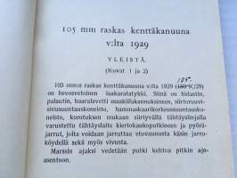 105 mm. raskas kenttäkanuuna vuodelta 1929 (105 K/29)
