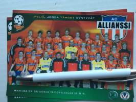 Postikortti, kulkematon - Veikkausliiga - AC Allianssi