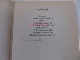 Kirjailija ja hänen kustantajansa - Volter Kilven ja Alvar Renquistin kirjeenvaihto 1931-1938