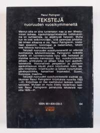 Tekstejä nuoruuden vuosikymmeneltä
