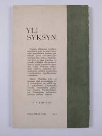 Yli syksyn : runoja (signeerattu, tekijän omiste)