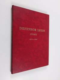 Defensor legis index 1971-1980