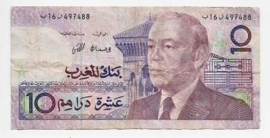 Marokko 10 Dirhams 1987  seteli