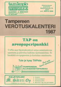 Tampereen verotuskalenteri 1987