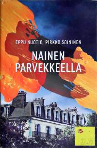 Nainen parvekkeella.