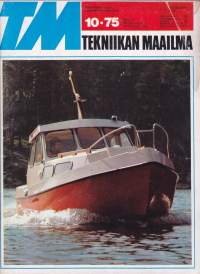 Tekniikan maailma TM 1975 N:o 10. Katso sisältö kuvista. Mm. Peugeot 104 koeajo, Aquara pikkutroolari.