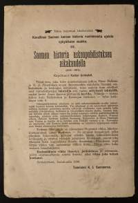 Suomen historia uskonpuhdistuksen aikakaudella 1521-1617 - Vihko 2