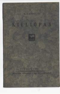 Kieliopas : ohjeita suomen kielen käyttäjille : äänne- ja sanaoppiKirjaHenkilö Cannelin, Knut, 1860-1939WSOY 1924.