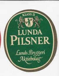 Lunda Dome Bier Klass II -  olutetiketti
