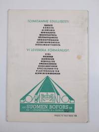 Oy Suomen Bofors Ab : Varastoluettelo = Lagerlista : Huhtikuu = April 1959