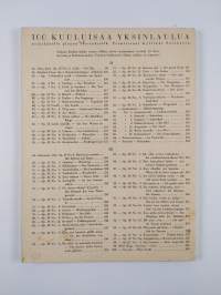 100 kuuluisaa yksinlaulua 1 : Beethoven ; Brahms