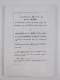 Lounais-Hämeen kotiseutu- ja museoyhdistyksen vuosikirja 39, 1970