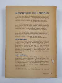 Människör och minnen , Andra Samlingen