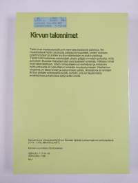 Kirvun talonnimet : karjalaisen talonnimisysteemin kuvaus