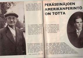 Kuva-Posti. N:o 43/ 1962. Mauno Kuusistosta Valkeakoskelle, Peräseinäjoen kunnalle tulleesta USA:n testamentista maailman päättäjiin tietoa