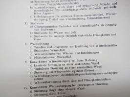 VDI-Wärmeatlas -lämmön fysikaaliset ominaisuudet taulukkoina yms. teknistä tietoa
