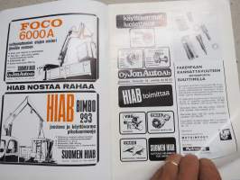 Diesel-lehti 1969 nr 5, VR sähköistys, Veho koulutusohjelma, Vino etujousitus, Rabotti Atmo 750, Cummins - Berner, runsas mainoskuvitus työkoneista ja moottoreista