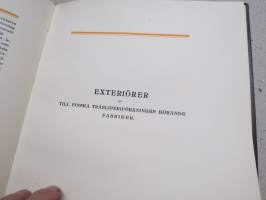 Finska Träsliperiföreningen 1893-1922, kuulunut Frenckellin arkistokokoelmaan (huomaa nahkaan leimattu kirjapainon merkki) -kokonahkainen lahjasidos