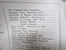 Finland - Filmland - Film in Finland 1976 / Cinema en Finlande 1976 / Film in Finnland 1970, monikielinen suomalaisen elokuvan vientiesittelykirja