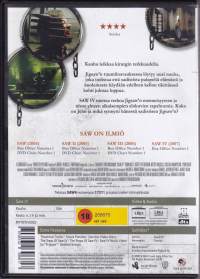 DVD Saw IV, 2007. Tobin Bell, Scott Patterson, Betsy Russell, Costas Mandylor. Klassikko kauhuilmiö.