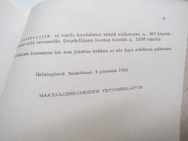 Massey-Ferguson 65 Mark II dieseltraktori maatalouskoneiden tutkimuslaitos raportti -myyntiesite / brochure