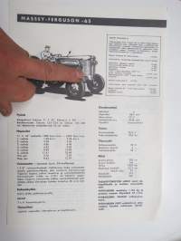 Massey-Ferguson 35 / 65 Dieseltraktori, mallit saman esitteen eri puolilla -myyntiesite / brochure