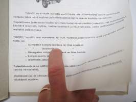 Hydor ilmakompressorit ja kallioporakoneet, teknistä tietoa  &amp; hinnasto 8 + 2 sivua kansiossa -myyntiesite / brochure