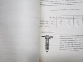 Hydor ilmakompressorit ja kallioporakoneet, teknistä tietoa  &amp; hinnasto 8 + 2 sivua kansiossa -myyntiesite / brochure
