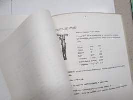 Hydor ilmakompressorit ja kallioporakoneet, teknistä tietoa  &amp; hinnasto 8 + 2 sivua kansiossa -myyntiesite / brochure