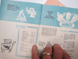 Melassileike / rehu -myyntiesite / brochure