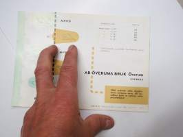 Överum-aura Sesam junior -myyntiesite / brochure