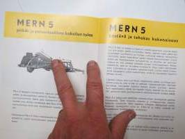 Mern 5 sokerijuurikkaan listin-nostokone -myyntiesite / brochure