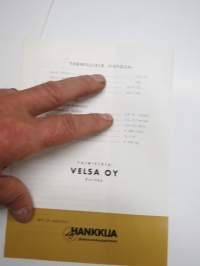 Velsa Valtti perunannostokone -myyntiesite / brochure